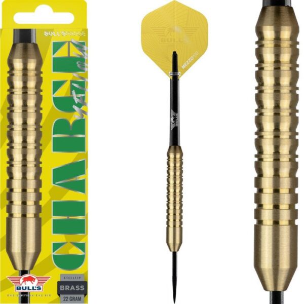 Bulls Charge Yellow 22gr. Brass steeltip