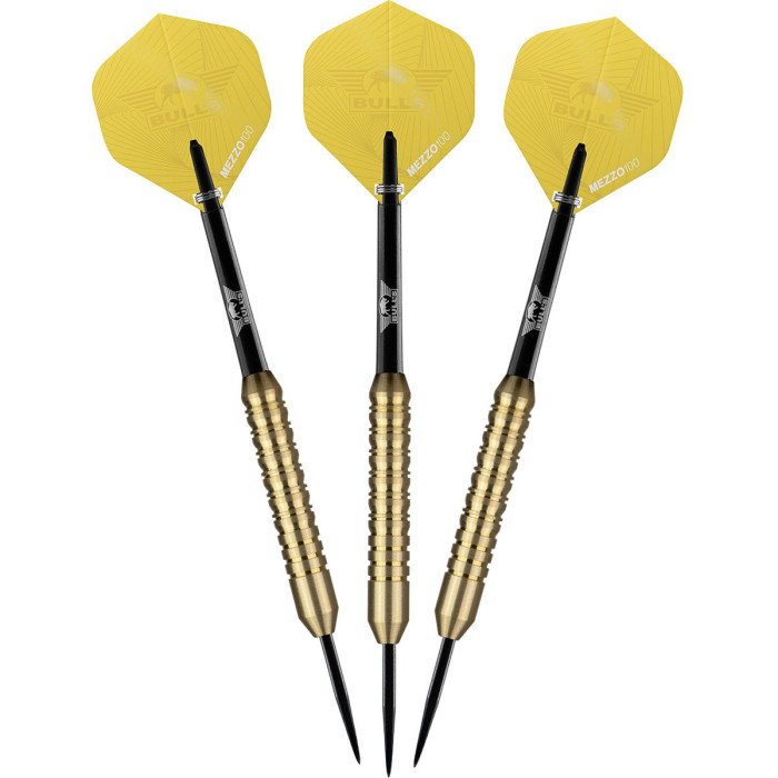 Bulls Charge Yellow Brass steeltip